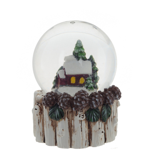 Фигурка декор в стекл шаре "Домик", D 4.5 см, L4,5 W4,5 H6 см, 3в. фото 3