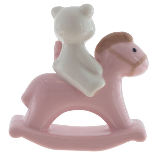 Фигурка декоративная "Мишка на лошадке", L8 W3,5 H8,5 см, 2в. фото 9