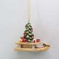 Изделие декоративное подвесное "Сани", L7 W3 H6,5 см Изделие декоративное подвесное "Сани", L7 W3 H6,5 см