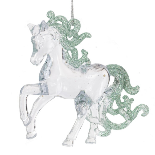 Украшение новогоднеe "Лошадь", L10 W3 H9,5 см фото 3 Украшение новогоднеe "Лошадь", L10 W3 H9,5 см фото 3