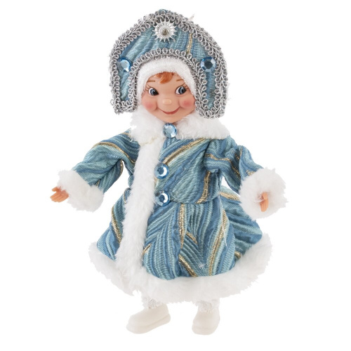 Игрушка набивная "Снегурочка", L13 W5 H20 см, 2в. фото 2