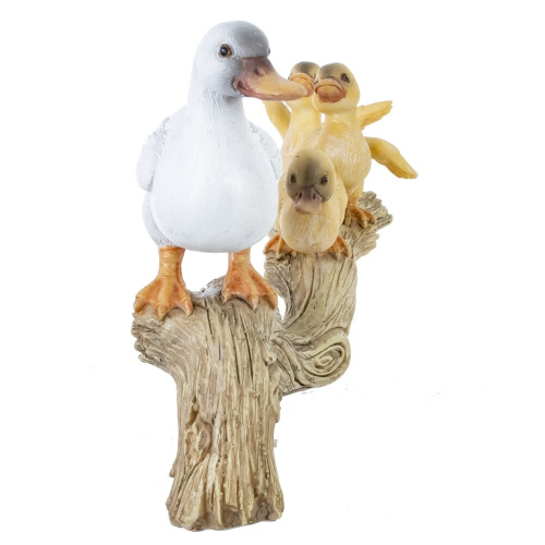 Фигурка декоративная "Утка с утятами", L24 W7 H13,5 см фото 2