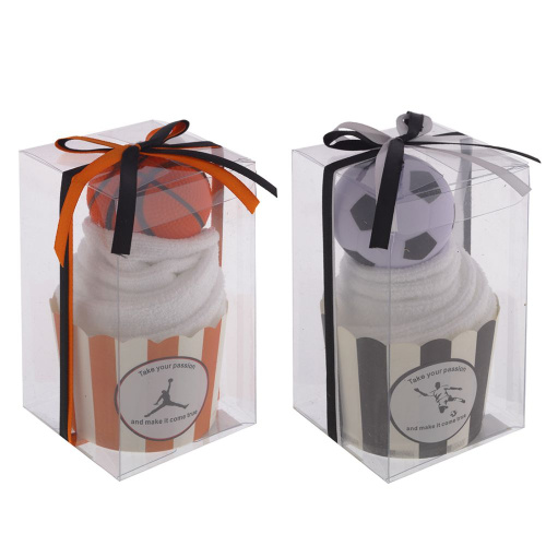 Полотенце "Мяч" с антистрессом, L7 W7 H12,5 см, 2в.