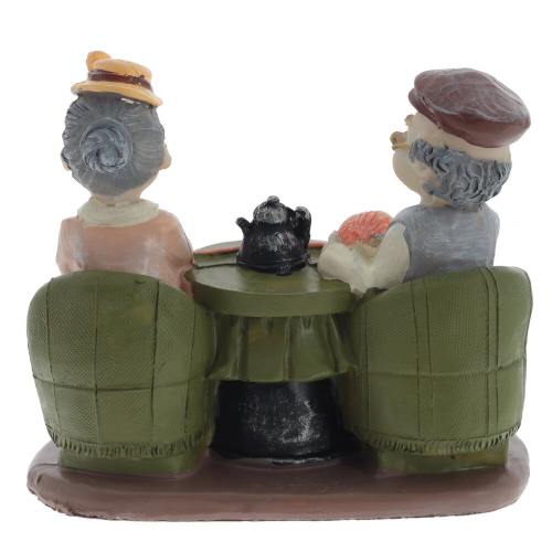 Фигурка декоративная "Бабушка с дедушкой", L15 W8 H14 см, 2в. фото 9