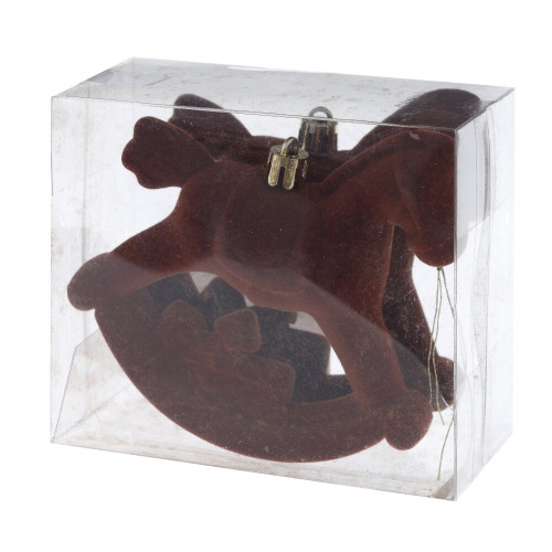 Набор из 2шт, Украшение новогоднее "Лошадка", L10 W5 H11 см фото 3 Набор из 2шт, Украшение новогоднее "Лошадка", L10 W5 H11 см фото 3