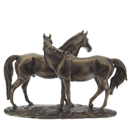 Фигурка декоративная "Лошади", L31,5 W12,5 H20 см фото 4