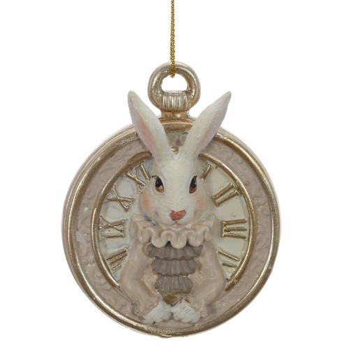 Фигурка декоративная подвесная "Заяц", L5,5 W2 H7 см, 2в. фото 3 Фигурка декоративная подвесная "Заяц", L5,5 W2 H7 см, 2в. фото 3
