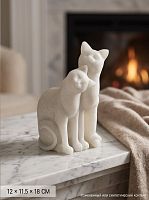Фигурка декоративная "Коты", L12 W11,5 H18 см