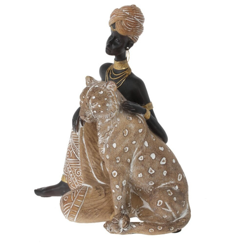 Фигурка декоративная "Африканка", L17 W14 H23 см фото 2