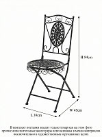 Стул, L39 W45 H94 см