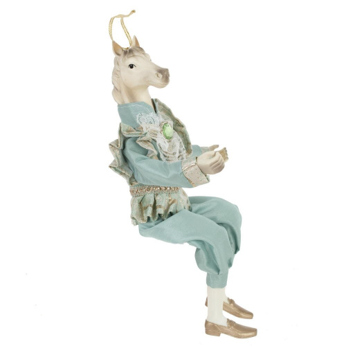 Игрушка набивная подвес "Лошадь", L15 W8 H37/21 см фото 4