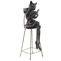 Фигурка декоративная "Кошка", L8,5 W9,5 H28,5 см