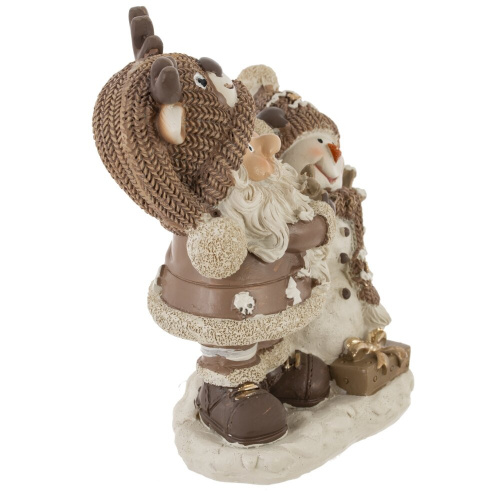 Фигурка декоративная "Дед Мороз", L11,5 W7 H12 см, 2в. фото 5