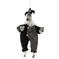 Игрушка набивная подвес "Лошадь-клоун", L18 W9 H36/22 см