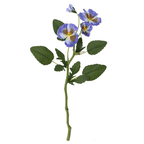 Цветок искусственный "Фиалка", L12 W8 H38 см фото 2