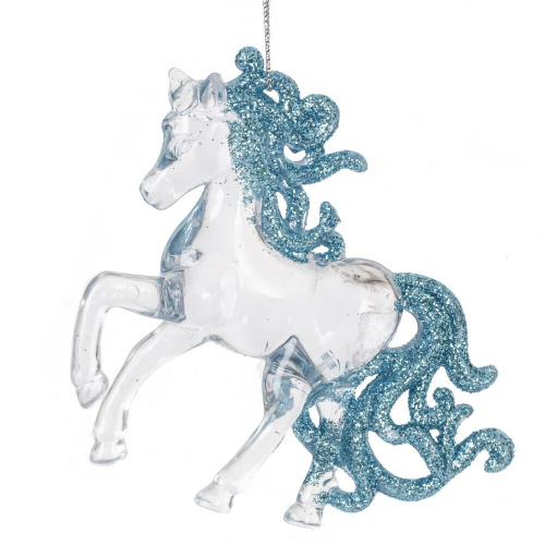 Украшение новогоднеe "Лошадь", L10 W3 H9,5 см фото 2 Украшение новогоднеe "Лошадь", L10 W3 H9,5 см фото 2