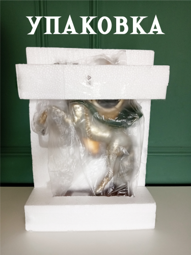 Фигурка декоративная "Лошадь" с часами  D8см, (AAx1 н/п), L31,5 W14 H45,5 см фото 10