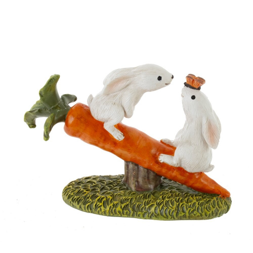 Фигурка декоративная "Зайцы", L8 W3 H5,5 см фото 2