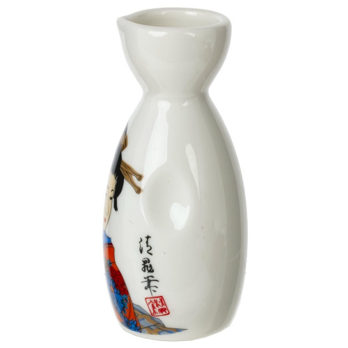 Набор для саке: графин 140 мл и 4 стакана 35 мл, L18,5 W7 H15 см фото 7