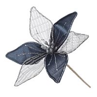 Цветок искусственный "Пуансеттия", L16 W16 H36 см Цветок искусственный "Пуансеттия", L16 W16 H36 см