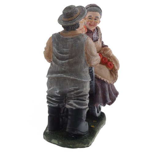 Фигурка декоративная "Бабушка с дедушкой", L16 W10 H19 см фото 3