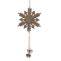 Украшение новогоднее "Снежинка", L9,5 W3,5 H20,5 см Украшение новогоднее "Снежинка", L9,5 W3,5 H20,5 см