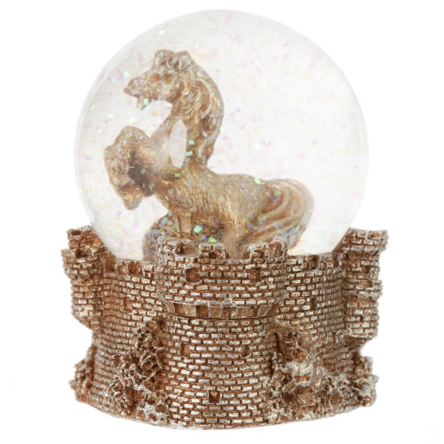 Фигурка декор в стекл шаре "Лошадь", L7 W7,5 H8,5 см, 2в. фото 5