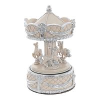 Фигурка декоративная "Карусель" (муз, движ), L10,5 W10,5 H17 см