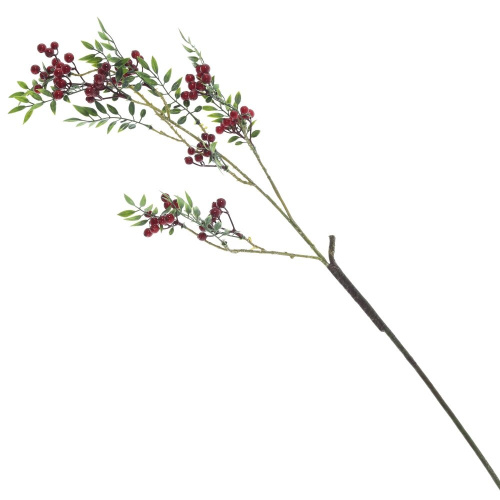 Ветка искусственная "Рябина", L14 W15 H84 см фото 3