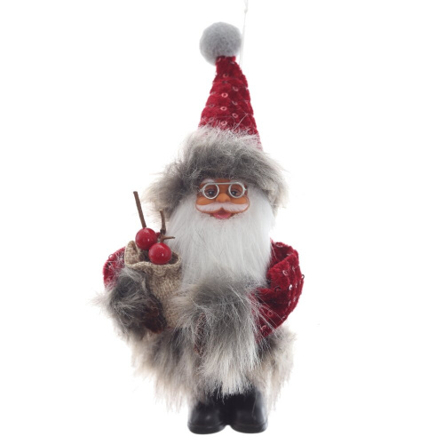 Дед Мороз подвесной, L9 W12 H14 см Дед Мороз подвесной, L9 W12 H14 см