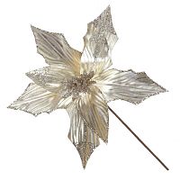 Цветок искусственный "Пуансеттия", L27 W27 H40 см