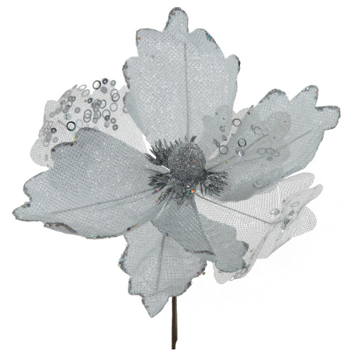 Цветок искусственный "Магнолия", L22 W22 H19 см