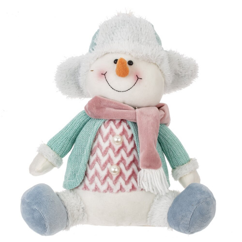 Игрушка набивная "Снеговик", L23,5 W15 H31 см Игрушка набивная "Снеговик", L23,5 W15 H31 см