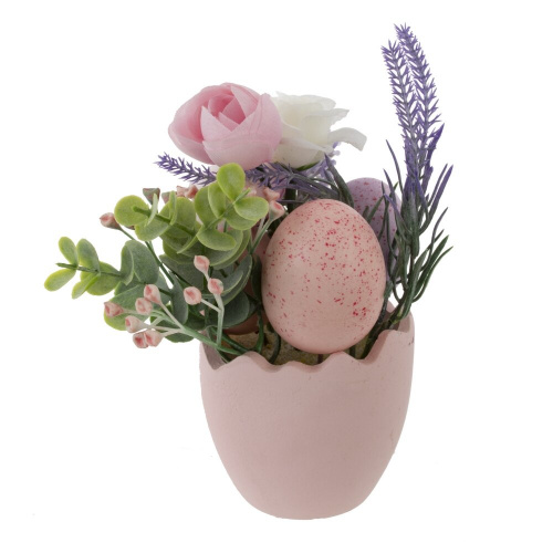 Цветочная композиция "Пасхальная", L10 W12 H18 см