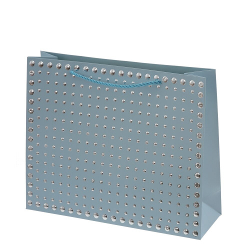 Пакет подарочный M (бумага 210г/м2, блок 12шт), L32 W10 H26 см, 6в. фото 3