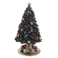Фигурка декоративная (мех.завод,муз, движ) "Ёлка", L12 W12 H22,5 см