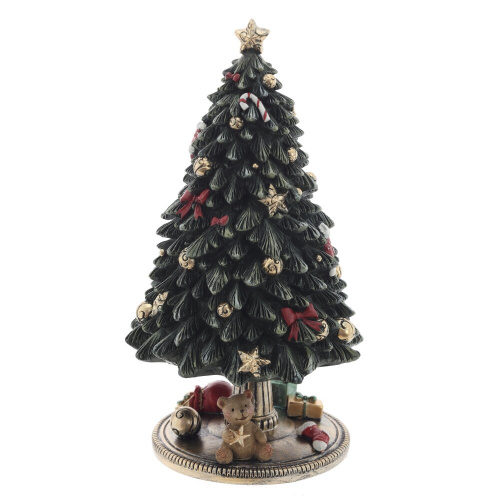 Фигурка декоративная (мех.завод,муз, движ) "Ёлка", L12 W12 H22,5 см