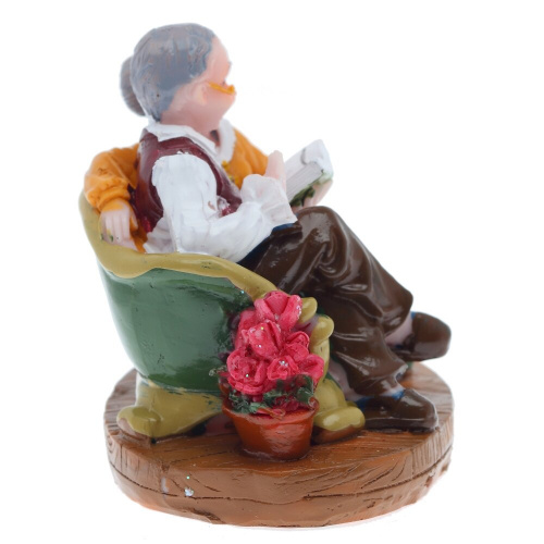 Фигурка декоративная "Бабушка с дедушкой", L8 W6 H7 см, 2в. фото 7