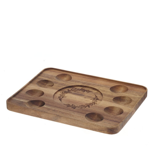 Подставка для 8-ми яиц, L24 W18,5 H1,5 см Подставка для 8-ми яиц, L24 W18,5 H1,5 см