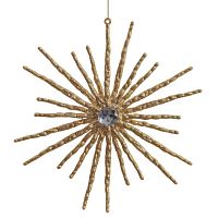 Изделие декоративное подвесное "Снежинка", L21 W1,5 H21 см