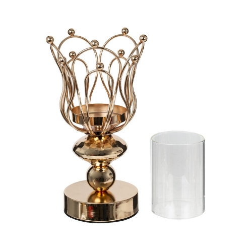 Подсвечник, L12 W12 H23,5 см фото 4