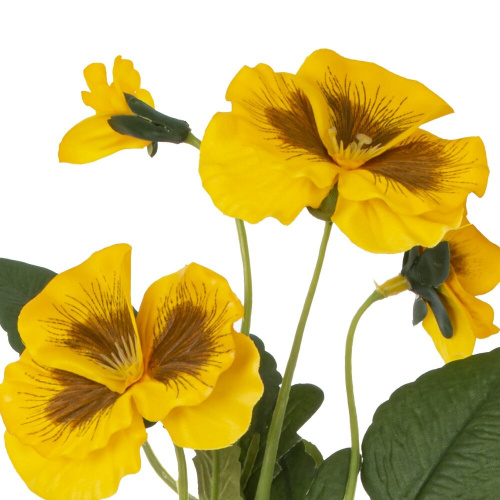 Цветок искусственный "Фиалка", L9 W8 H37 см фото 3