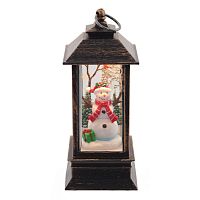 Изделие декоративное "Фонарь" с подсветкой (3хАG13), L5,5 W5,5 H12,5 см,