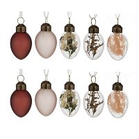 Набор из 9-ти изделий декоративных подвесных "Яйцо пасхальное" (3*5), L8 W8 H8,5 см