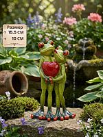 Фигурка декоративная "Лягушки", L10 W5,5 H15,5 см