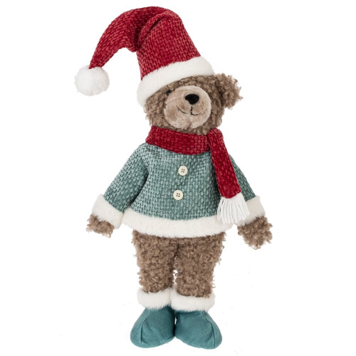 Игрушка набивная "Медвежонок" (цена за 1 штуку), L19 W10 H35 см, 2в. фото 2