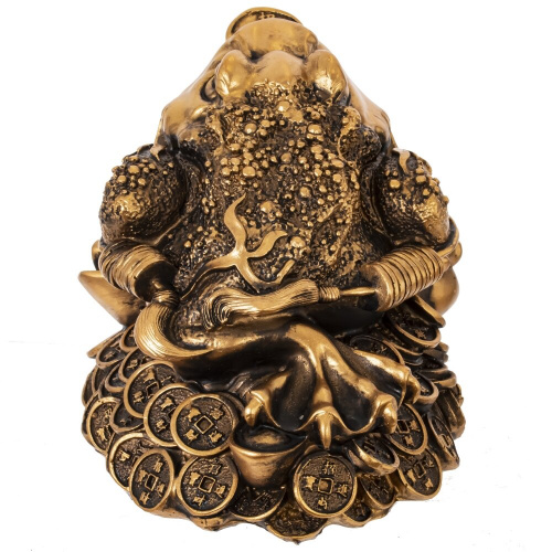Фигурка декоративная "Лягушка денежная", L10 W12,5 H10,5 см фото 4