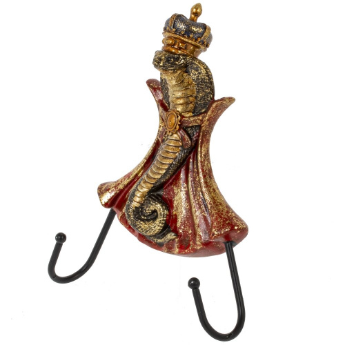 Вешалка на 2 крючка "Змея", L16 W5 H22,5 см фото 2