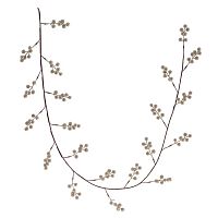 Изделие декоративное "Гирлянда рождественская", L167 W7 H7 см