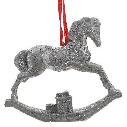 Фигурка декоративная подвесная "Лошадка-качалка",  L10 W2,5 H8,5 см, 2в. фото 5